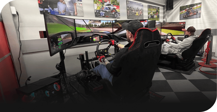 Гоночный автосимулятор Картинг-клуба «ГРАВИТАЦИЯ СПОРТА — GS»